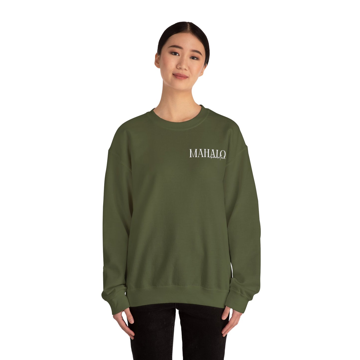 Mahalo I ka mea loa'a Crewneck Sweatshirt