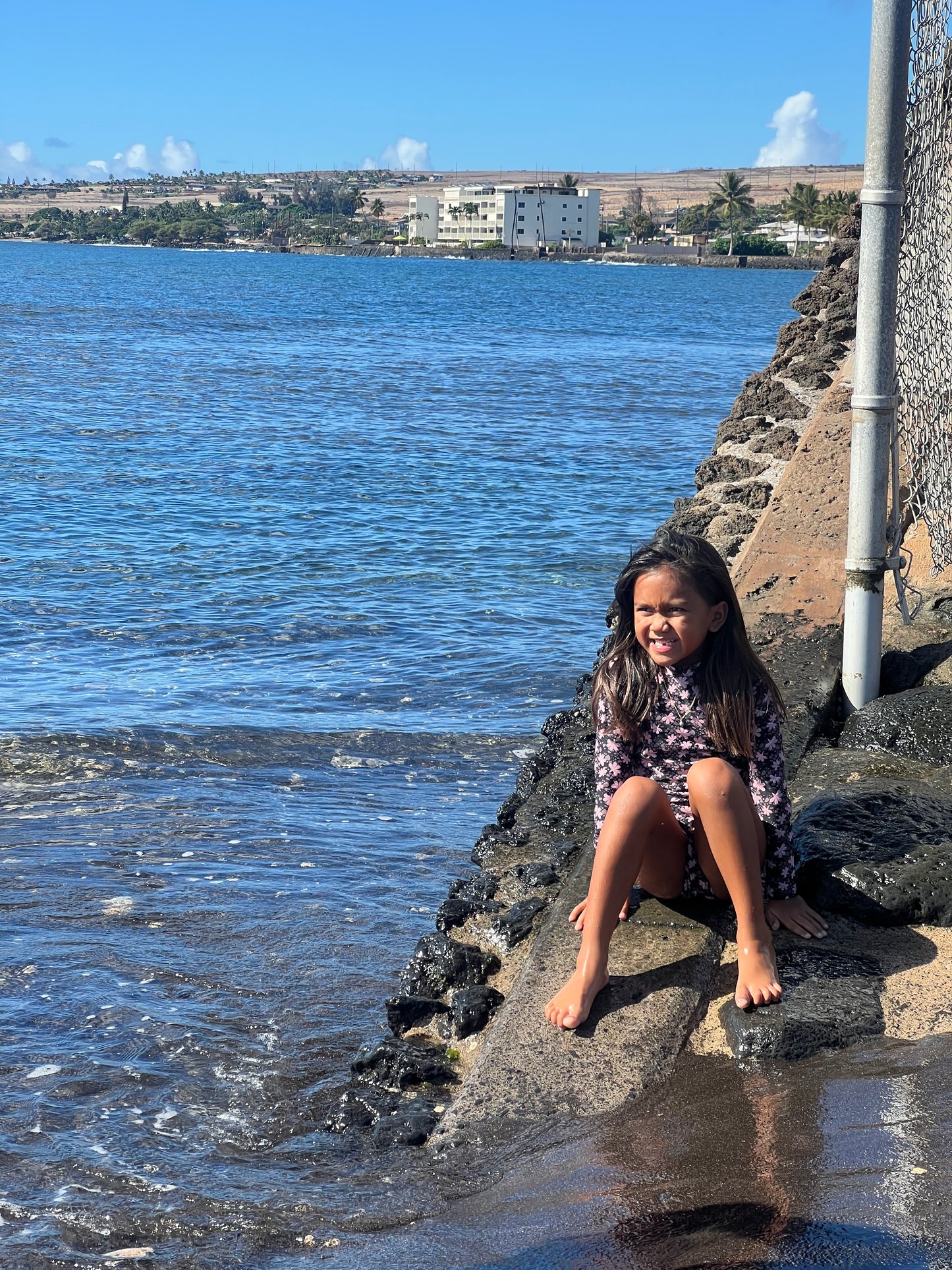 Naupaka Teagan Keiki Long Sleeve Swim (IMPORTANT: See Description)