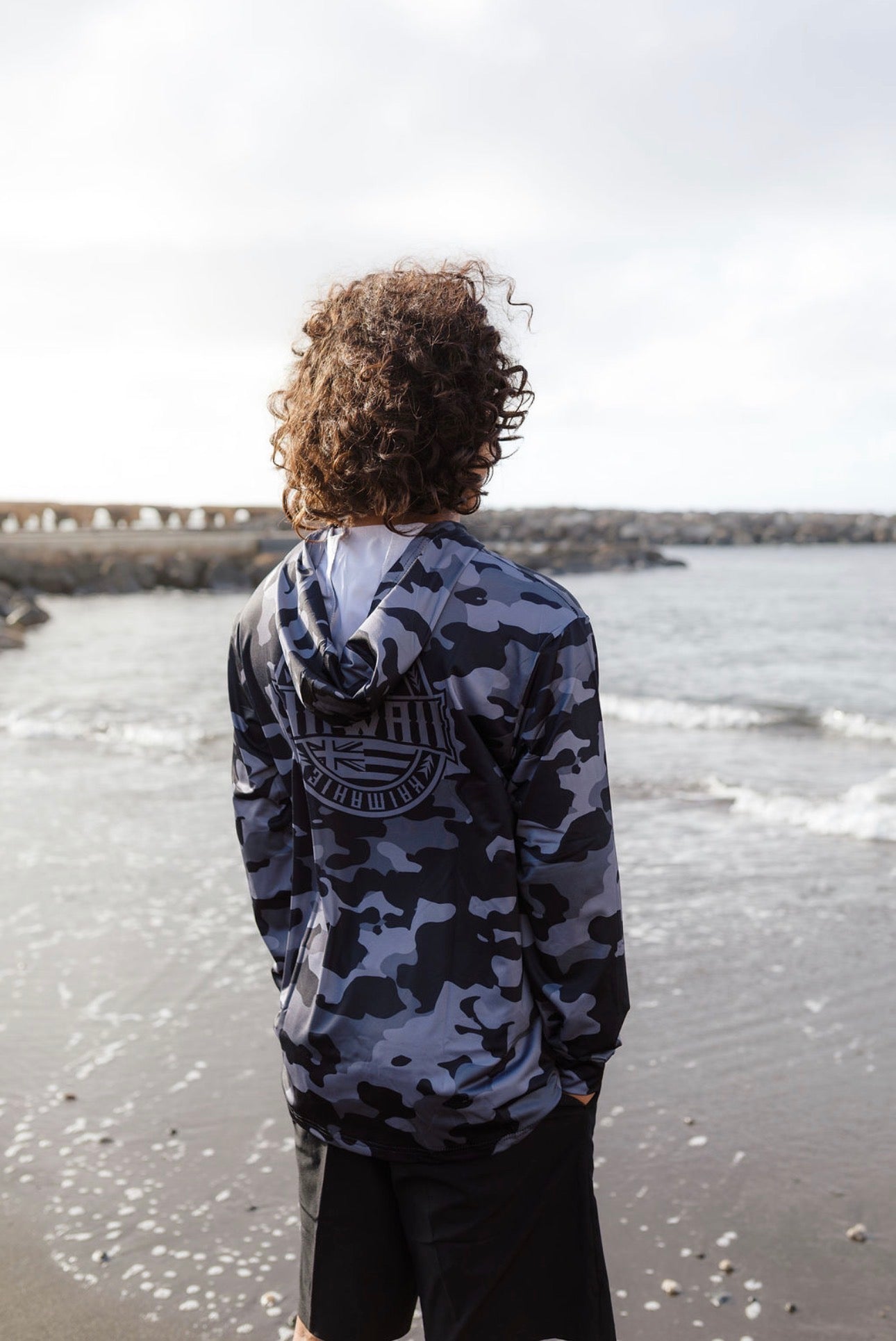 Keiki Camo Drifit Hooded Shirt