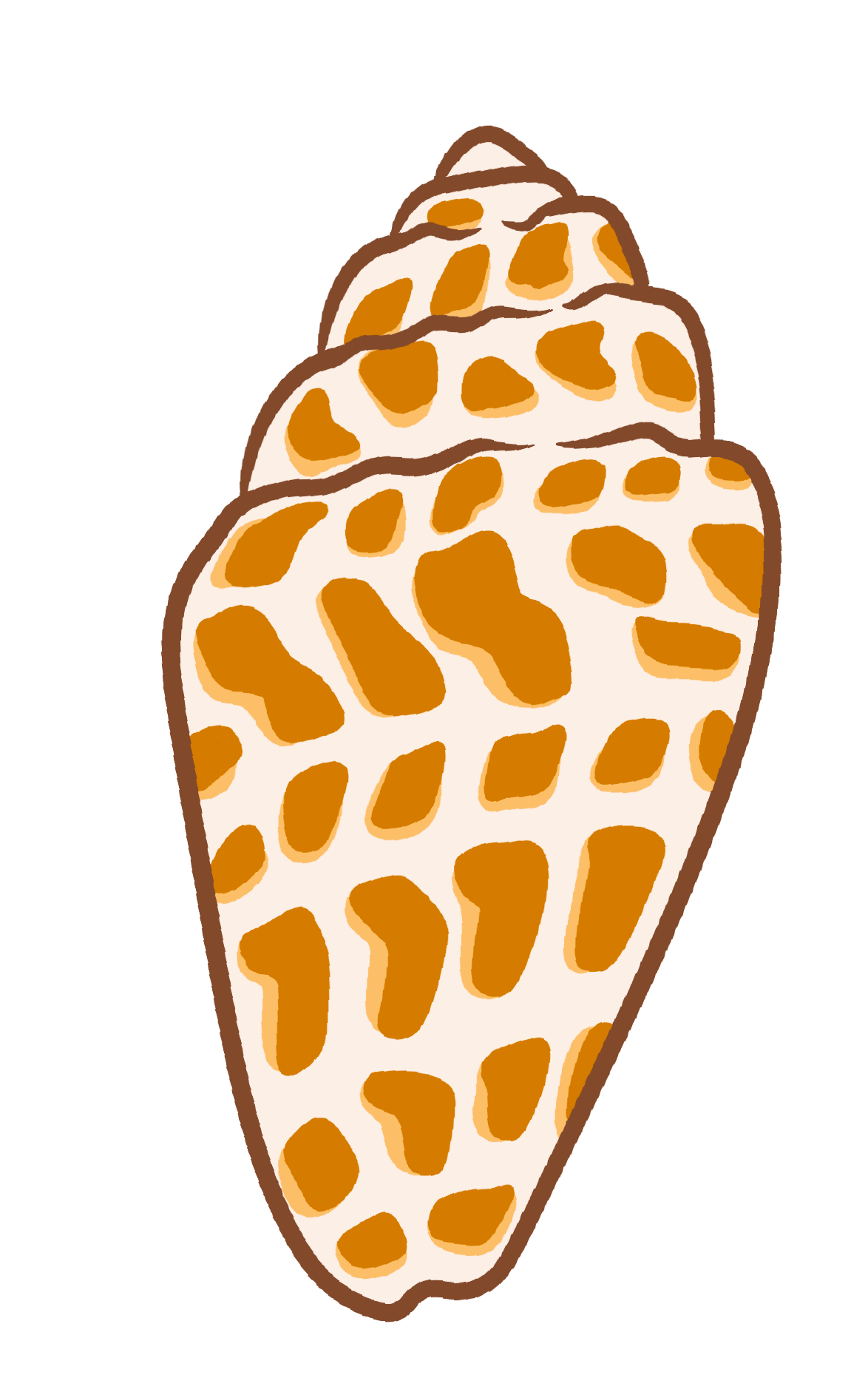 Orange Mitre Sticker