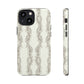 Cream Maile & Crownflower Tough Phone Cases