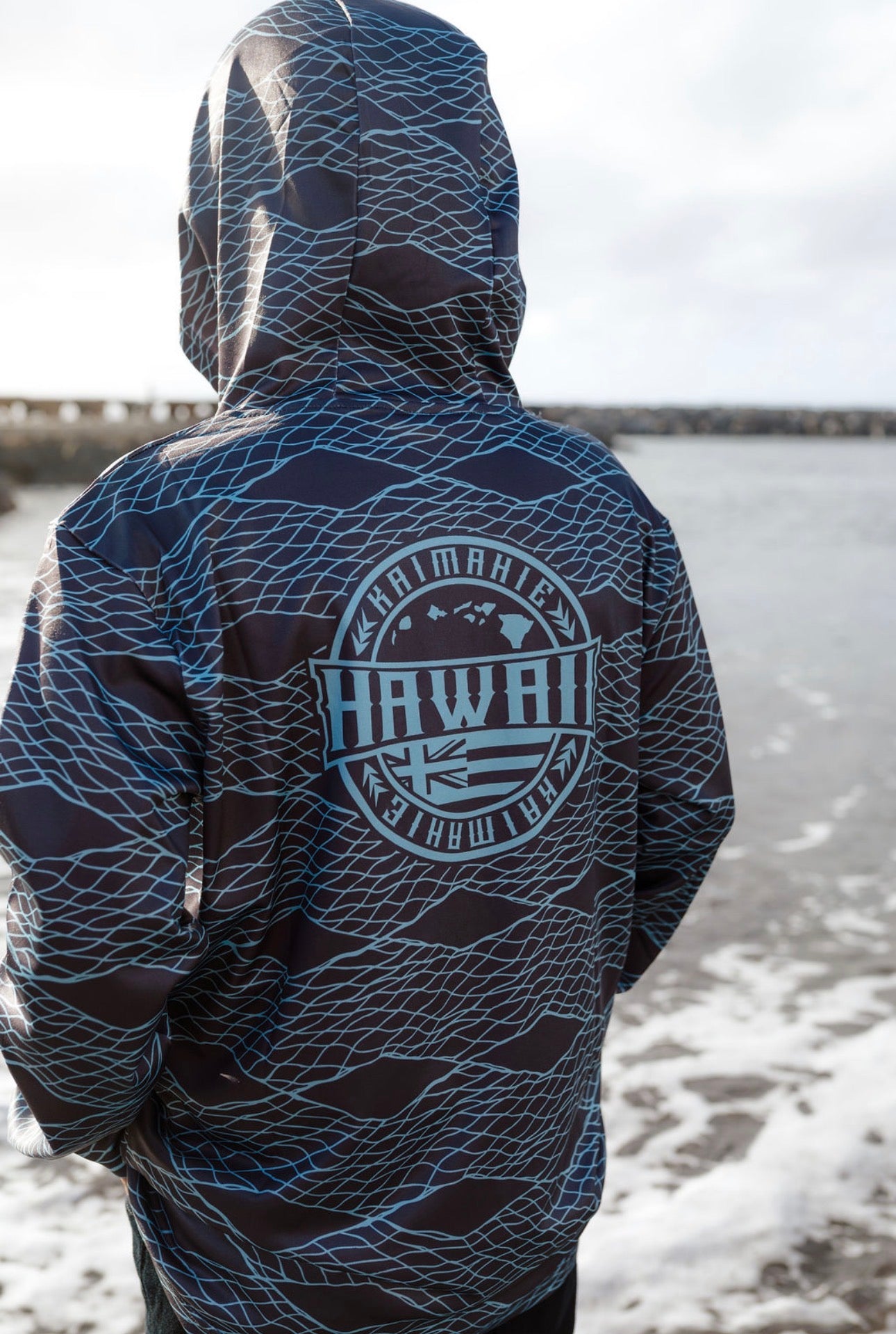 Keiki Upena Drifit Hooded Shirt