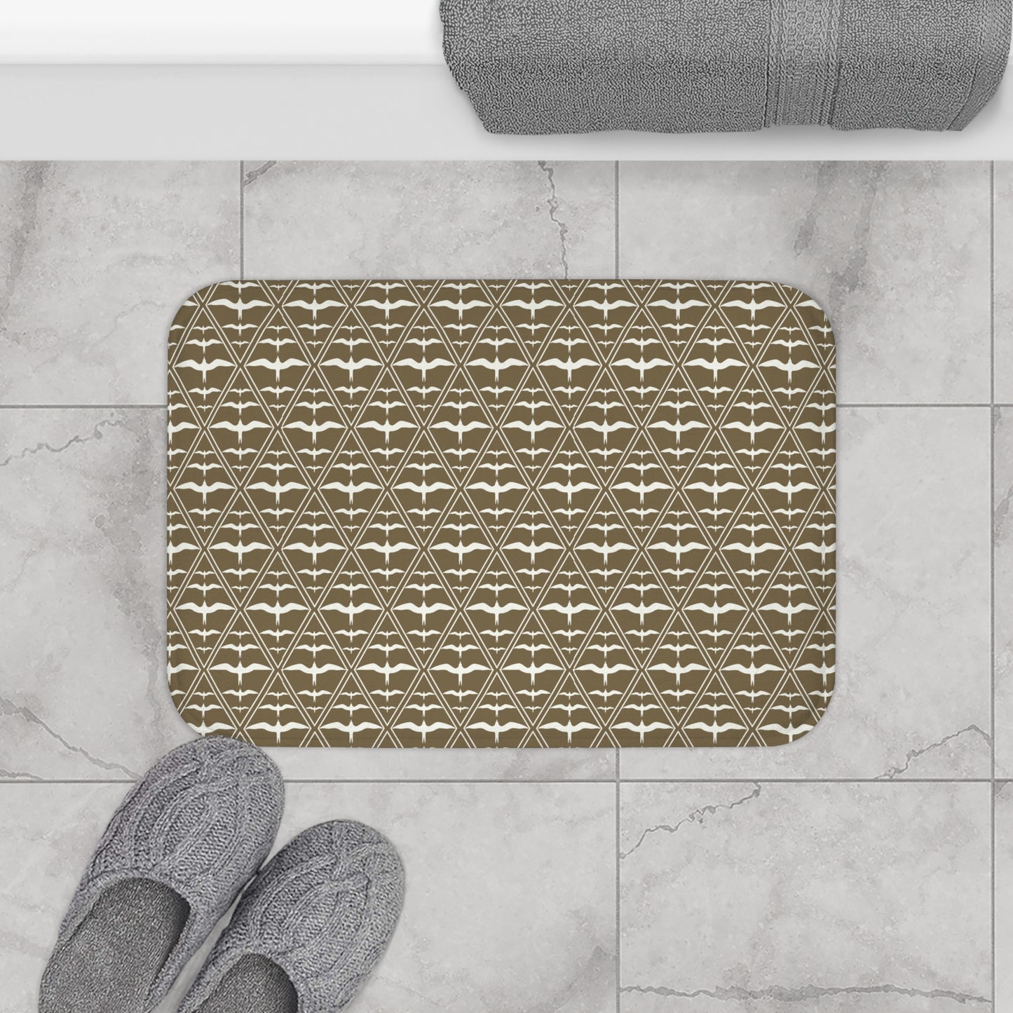 Iwa '25 Dark Brown Bath Mat