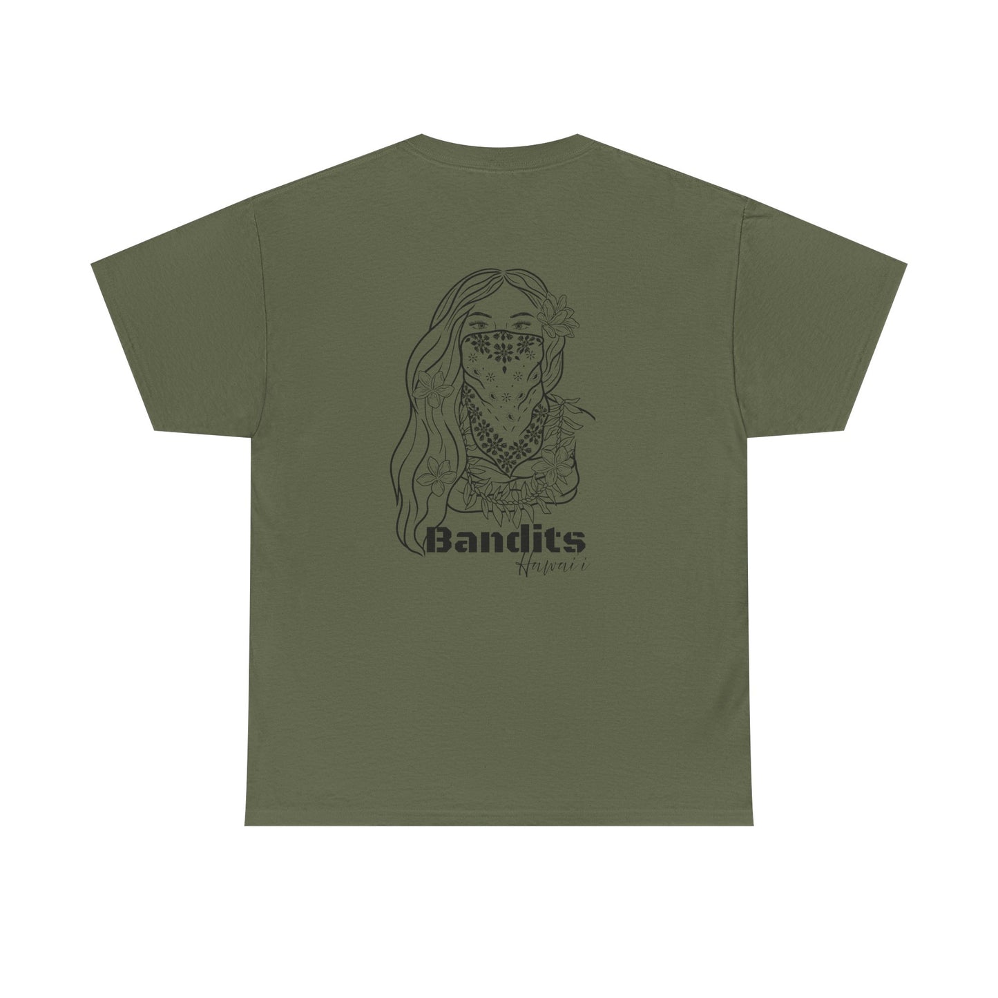 Pua Bandits (Ti & Plumeria) Cotton Tee