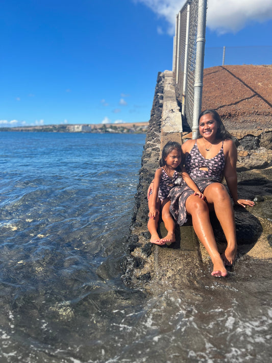 Naupaka Tatum Keiki Swim  (IMPORTANT: See Description)
