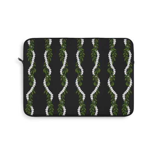 Maile & Crown Flower Laptop Sleeve