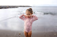 Wild hibiscus Teagan Keiki Long Sleeve Swim