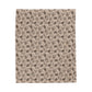 Seashell '24 Light Brown Plush Blanket