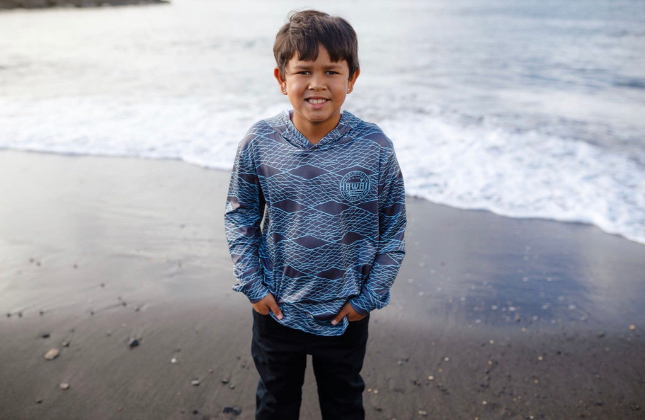 Keiki Upena Drifit Hooded Shirt
