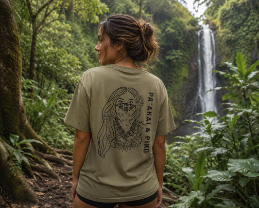 Ti & Plumeria Pua Bandits Tee