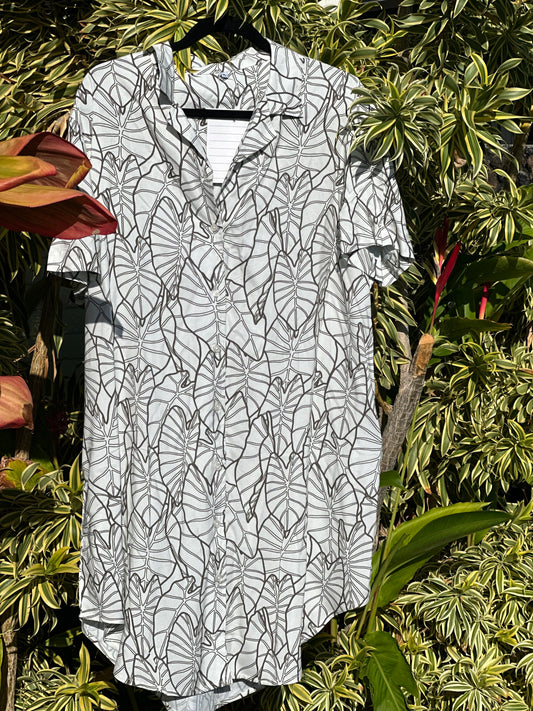 Kalo Makanalei Button Down Dress