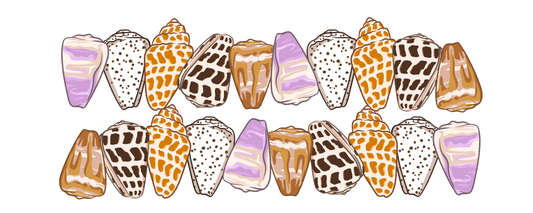 Shell Cluster Double Sticker