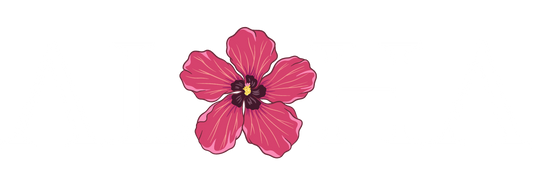 White Aloha Pua Stickers
