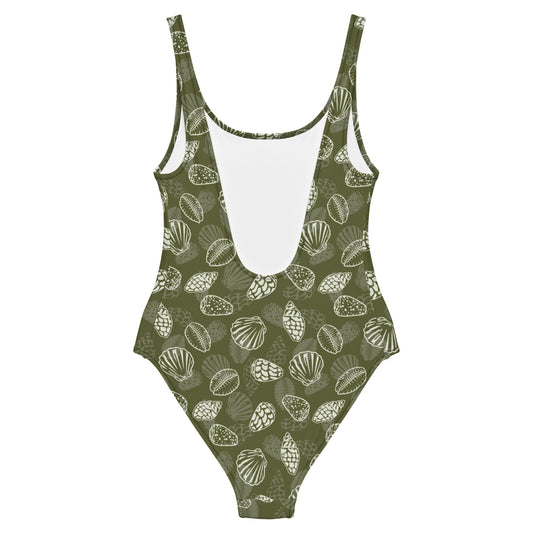 Green Seashell One-Piece