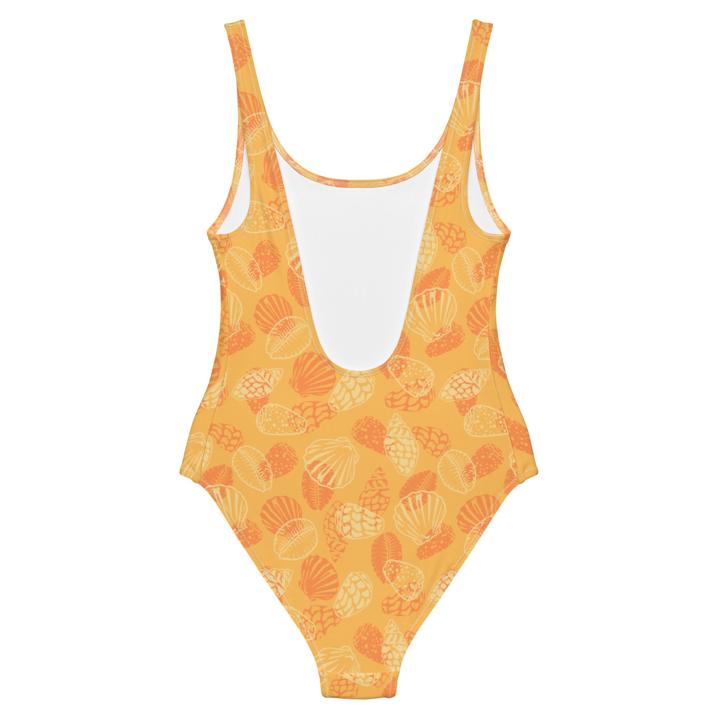 Orange Seashell One-Piece