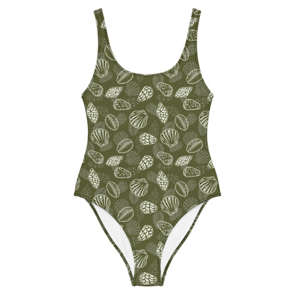 Green Seashell One-Piece