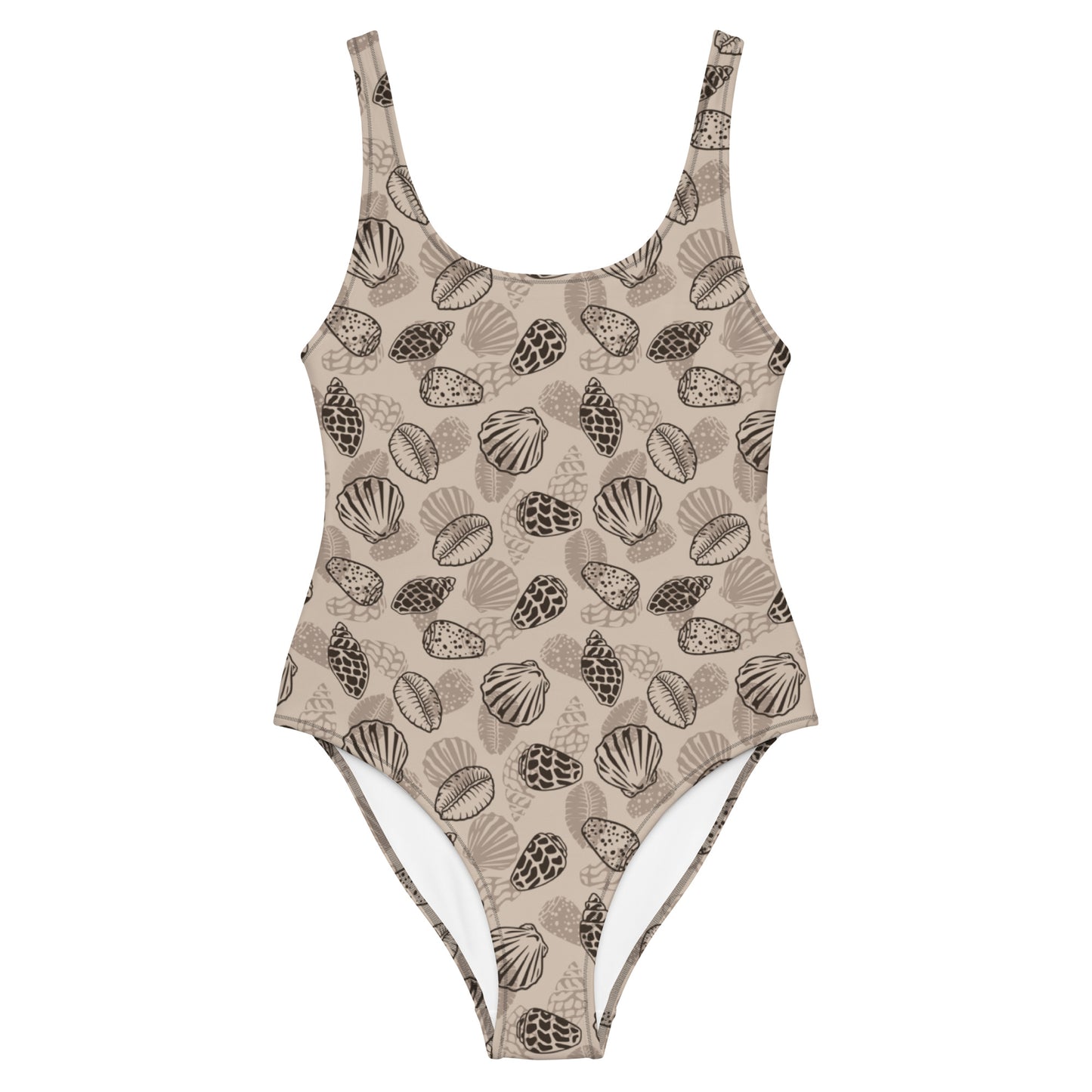 Light Brown Seashell One-Piece