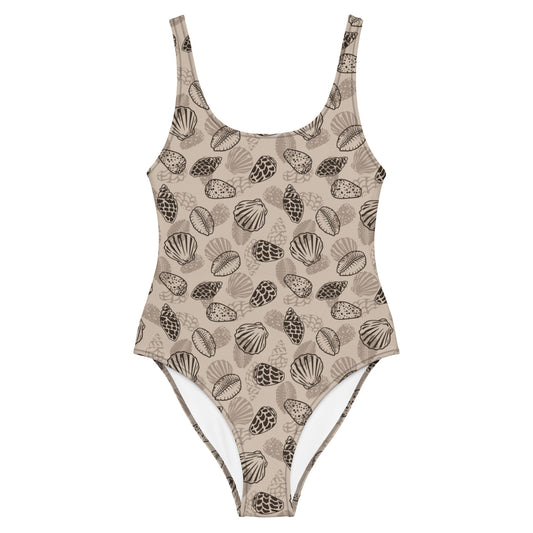 Light Brown Seashell One-Piece