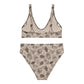 Light Brown Seashell midrise 2 piece bikini