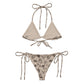 Light Brown Seashell 2 piece string bikini