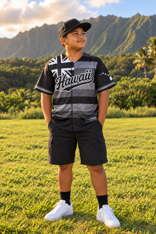 Youth Hawaii 808 Baseball Jersey